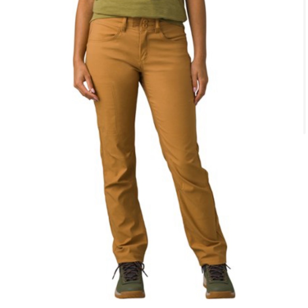 Halle prana pants 6 medium "earthbound" mustard color